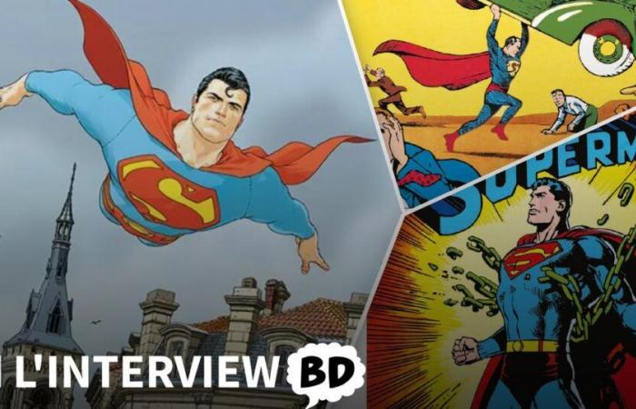 Superman, Ikone des amerikanischen Traums, gefeiert vom Angoulême BD Festival