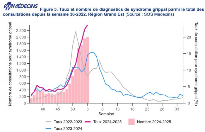 Die Grippepidemie bleibt stark, die längere Impfungskampagne