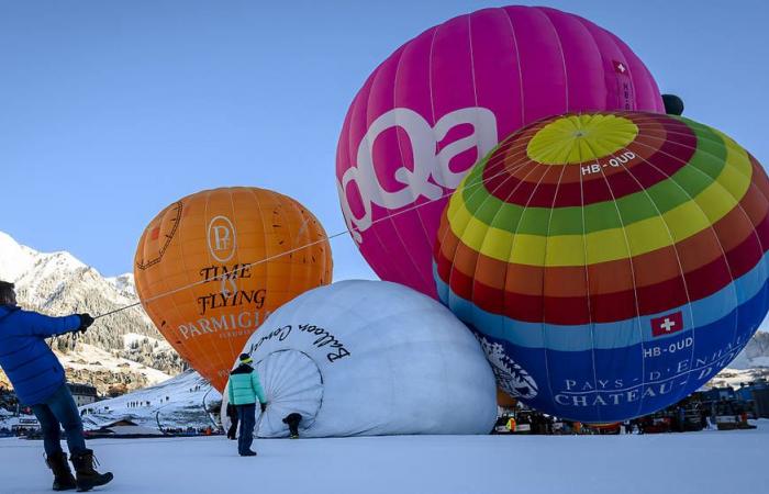 Ballonfestival im Château d’Oex (VD): Erster Tag abgesagt