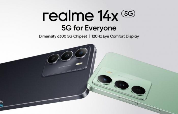 Realme 14x debütiert in Malaysia ohne die Haltbarkeit von Diamond Design