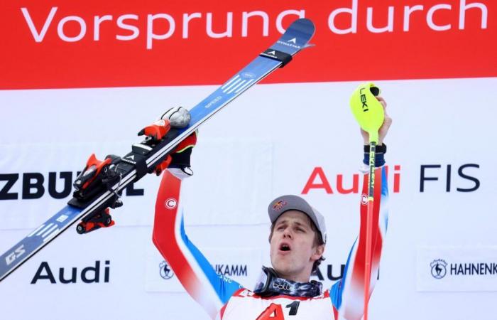 Clément Noël, Sieger in Kitzbühel, wird zum erfolgreichsten Franzosen im Slalom-Weltcup