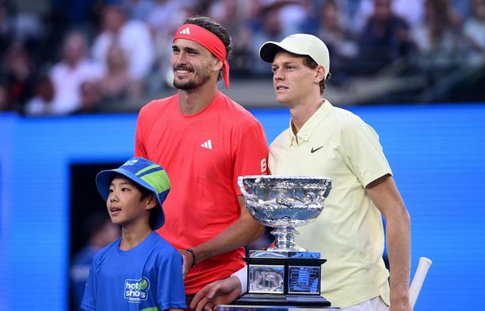 Schauspieler Liam Hemsworth, Olympia-Superstar Leon Marchand und andere Prominente anwesend beim Finale der Australian Open zwischen Jannik Sinner und Alexander Zverev