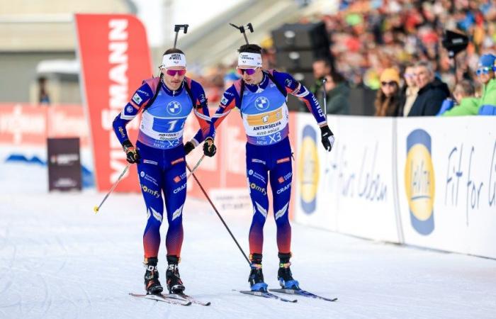 Biathlon | Antholz: Fabien Claude, Quentin Fillon-Maillet, Eric Perrot und Emilien Jacquelin gewinnen die Staffel und bescheren Frankreich einen historischen Vierer in Folge | Nordic Mag | Nr. 1 Biathlon