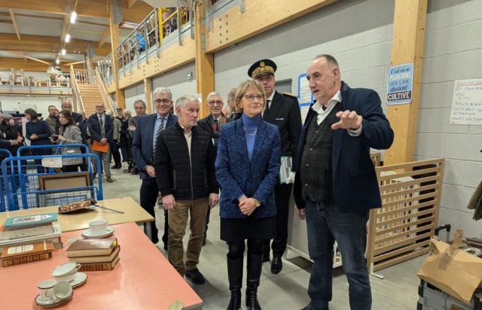 Zurück in ihrer Reparatur in Orne lobt Minister Véronique Louwagie Ressourcen