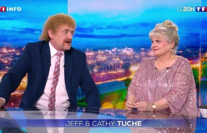 Jeff und Cathy Tuche Gäste vom 20 Uhr TF1