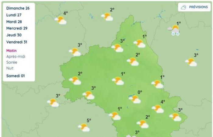 KARTEN. Fröste im Aveyron vor der Ankunft im Februar? Das prognostiziert Météo France