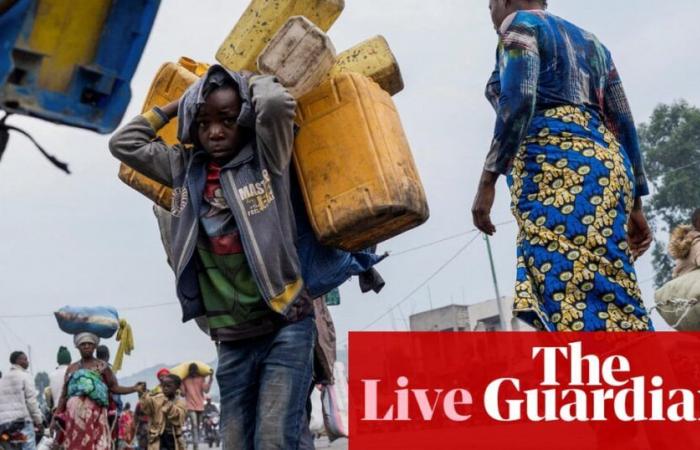 Konflikt in der Demokratischen Republik Kongo: M23-Rebellen dringen in Goma ein, nachdem sie die Einnahme der Stadt behauptet haben – live