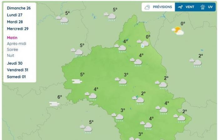 KARTEN. Fröste im Aveyron vor der Ankunft im Februar? Das prognostiziert Météo France