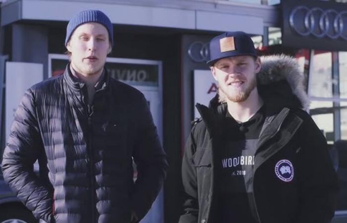 Nikolaj Ehlers ging gestern mit seinem guten Freund Patrik Laine zum Abendessen