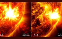 Das Sonnendynamik-Observatorium der NASA nimmt Bilder der „starken Sonneneruptionen“ auf