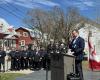 Baie-Saint-Paul ehrt vier Feuerwehrleute, die am 1. Mai 2023 als Helden gehandelt haben