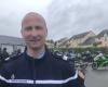 Im Lenkrad der Gendarmen erhalten Mayenne-Biker Ratschläge