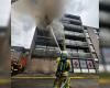 Ein Brand in einem fünfstöckigen Gebäude in Woluwé-Saint-Lambert: Etwa zwanzig Menschen evakuiert