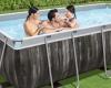 Genießen Sie die sonnigen Tage mit einem dieser röhrenförmigen Schwimmbecken zum Schnäppchenpreis bei Cdiscount
