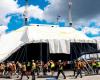 Der Cirque du Soleil hat sein Zirkuszelt im alten Hafen von Montreal errichtet