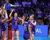 Volleyball. Die französische Frauenmannschaft besiegt Tschechien in einem Freundschaftsspiel vor der Nations League