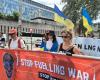 Rund hundert Menschen demonstrieren in der Hauptstadt gegen den Transit von russischem Gas