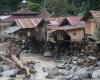 In Indonesien wurde die Insel Sumatra durch Überschwemmungen und kalte Lavaströme verwüstet