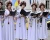 Luzern: Ein Chor ukrainischer Flüchtlinge singt die Europahymne