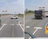 Trucker überfährt eine rote Ampel, doch ein schrecklicher Unfall wird knapp vermieden