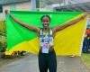 Gemima Joseph 2024 französische Elite-Meisterin über 100 m, indem sie einen neuen Rekord aufstellte