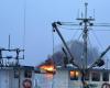 Fünf Fischerboote auf den Magdalenen-Inseln durch Flammen zerstört
