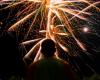 Nationalfeiertag in Melun (77): Feuerwerk am Ufer der Seine 13. Juli 2024