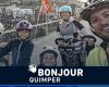 Tour de France der Gesundheitsheime und Freiwilligen des Festidreuz de Fouesnant: Hallo Quimper!
