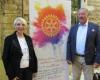 Josette Vignat, neue Präsidentin des Rotary Clubs Villefranche