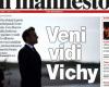 „Veni vidi Vichy“: die schockierende Titelseite der italienischen Zeitung „il manifesto“
