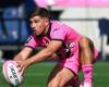 Carbonel auf der Bank des Stade Français beim Empfang des MHR