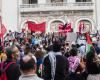 Tunis: Marsch zur Unterstützung Palästinas und des Libanon (Fotos)