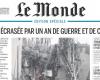 Die Titelseite der Zeitung Le Monde berichtete entgegen der Kritik gut über den Jahrestag des Anschlags