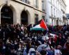 Die Polizei greift vor dem Sciences Po Paris ein, um pro-palästinensische Demonstranten zu vertreiben