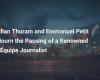 Lilian Thuram und Emmanuel Petit trauern um einen renommierten Journalisten von L’Équipe