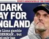 eine britische Boulevardzeitung, die von Tuchels Ernennung zum Three Lions-Manager enttäuscht war