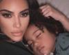 Kim Kardashian. Son Saint greift Kamala Harris an