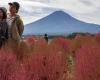 Japan. Aber wohin ist die Schneedecke des Mount Fuji verschwunden?