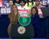 Jennifer Lopez war neben Kamala Harris in Las Vegas