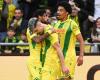 LIVE – FC Nantes: ein Galaplakat im La Beaujoire zwischen den Yellows und Olympique de Marseille