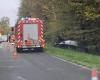 Zwei Autos landen im Graben, um einen Frontalzusammenstoß auf dieser Straße in der Oise zu vermeiden