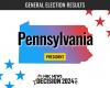 Live-Ergebnisse der Präsidentschaftswahl in Pennsylvania 2024