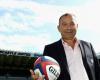 XV von Frankreich. Eddie Jones, japanischer Trainer, „ein leidenschaftlicher Mensch, der sein Leben dem Rugby gewidmet hat“