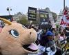 Tausende Demonstranten in Paris