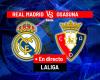 Real Madrid – Osasuna, live