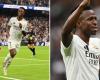 Fans im Bernabeu erzeugen brillante neue Sprechchöre über Vinicius Junior, nachdem er gegen Osasuna – Real Madrid einen Hattrick erzielt hat