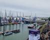 Er verfolgt das Rennen an Land von seinem Sicherheits-PC aus, unser Gast ist der La Rochelle-Direktor der Vendée Globe