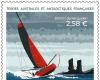 Eine einzigartige Briefmarke auf dem Vendée Globe, herausgegeben von den französischen Süd- und Antarktisgebieten