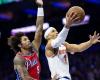 NBA: New York Knicks bei Philadelphia 76ers | Feldebene