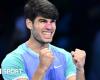 ATP Finals: Carlos Alcaraz schlägt Andrey Rublev in Turin